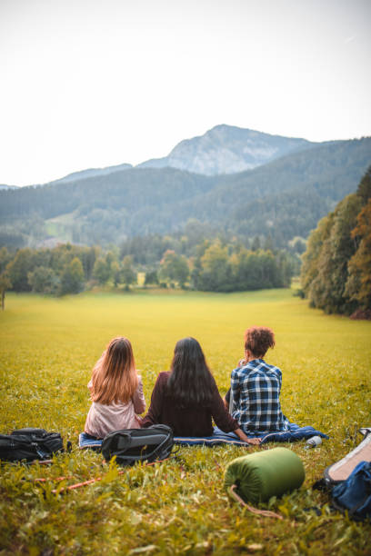 istock Young Women Enjoying the View 1473234562