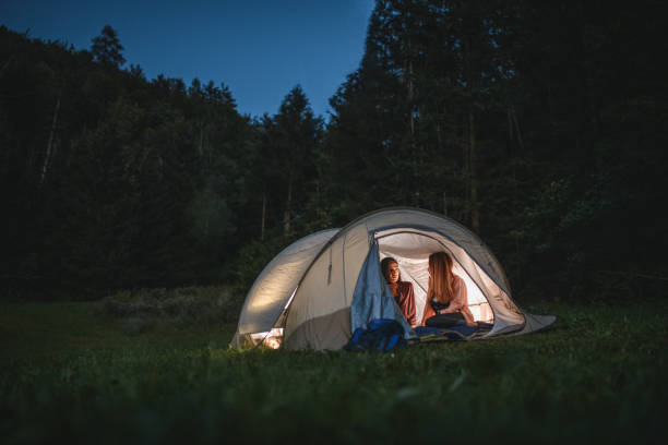 istock Female Friends Talking Through the Night 1473234597