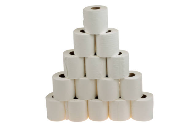 istock Stacked toilet paper 1473242929