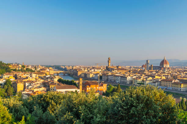 istock Florence Italy, city skyline and Arno river 1473243842