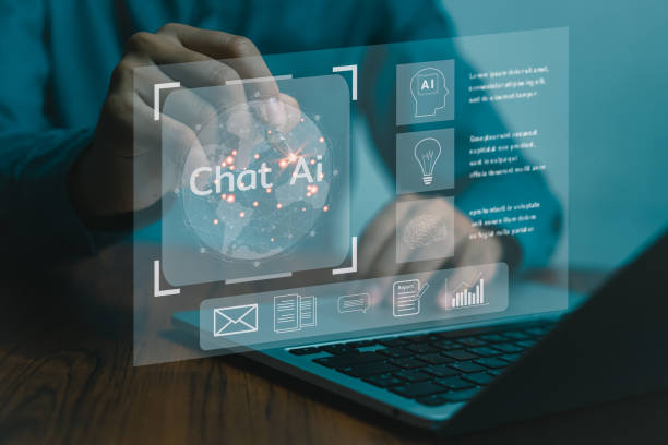 istock Artificial intelligence AI and CRM software automation technology.business use AI smart technology sales reports recording the sale of goods and making tax invoice. Robotic Process Automation RPA. 1473244136