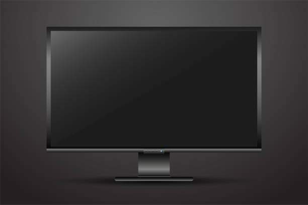 Black screen on a black background. Vector illustration in HD very easy to make edits. black background hd stock illustrations