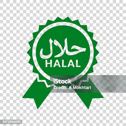 istock Icone Halal and cockade. 1473246593