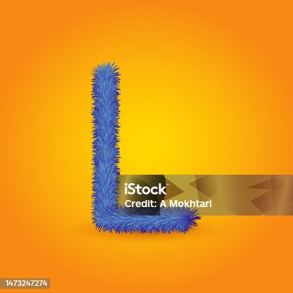 istock The letter L in fur. 1473247274