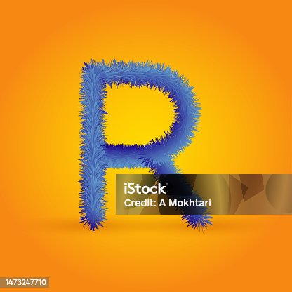 istock The letter R in fur. 1473247710