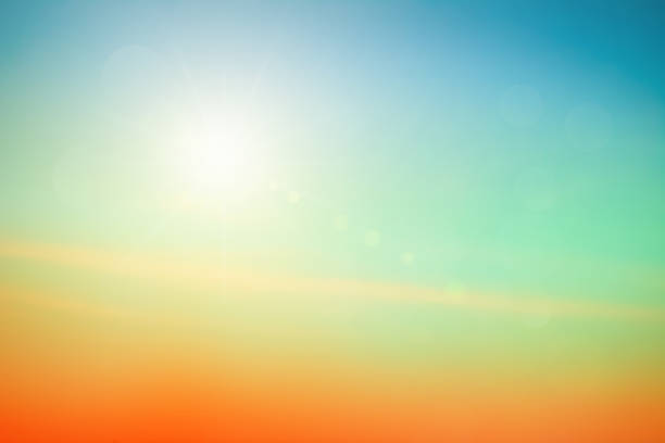 istock Relaxing outdoors vacation landscape concept: Abstract blurred sunlight beach colorful blurred bokeh background with retro effect autumn sunset sky have blue bright, white, and color orange calm. 1473249482