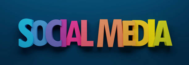 istock 3D render of SOCIAL MEDIA colorful typography 1473252124