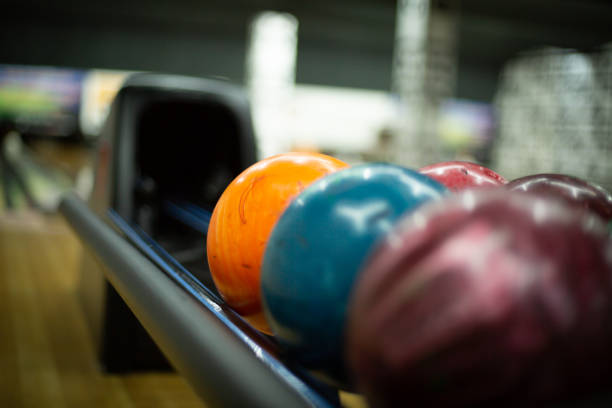 istock Balls in the bowling alley 1473261347