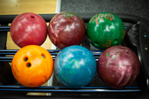 istock Balls in the bowling alley 1473261403