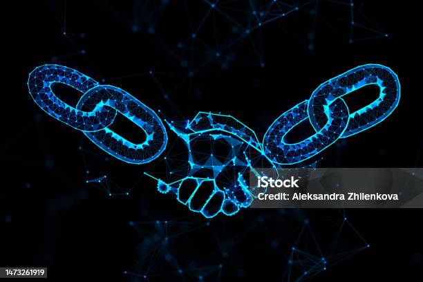 Metaverse Chain Images Metaverse Blockchain Network And Digital Partnership Concept With ...