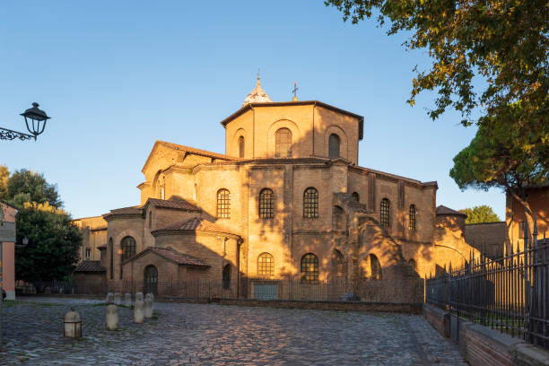 Basilica di San Vitale, one of the most important examples of early Christian Byzantine art in Europe,built in 547, Ravenna, Emilia-Romagna, Italy