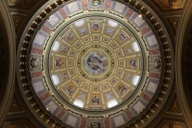 istock Internal view of the dome of St. Stephen's Basilica 1473291911