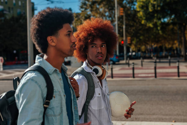 istock Young African American students outside. 1473302842