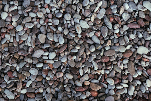 Photo For Background, Surface Of Path Of Small Stones. High quality photo