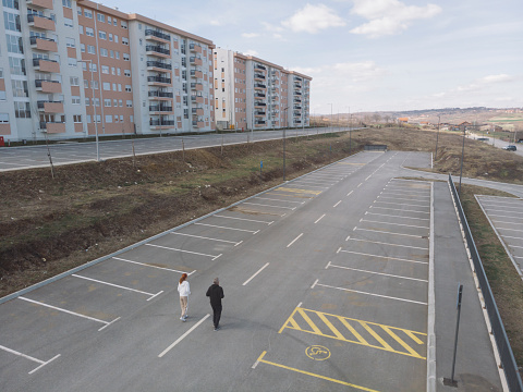 Man and woman are jogging in urban area for good health and recreation