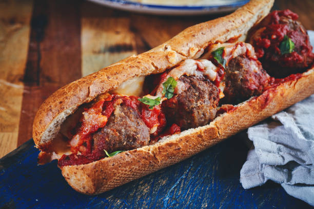 istock Meatballs Cheese Sandwich 1473323661