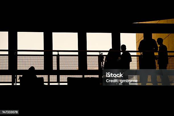 Group Meeting Stock Photo - Download Image Now - Business Meeting, Orange Color, Black Color