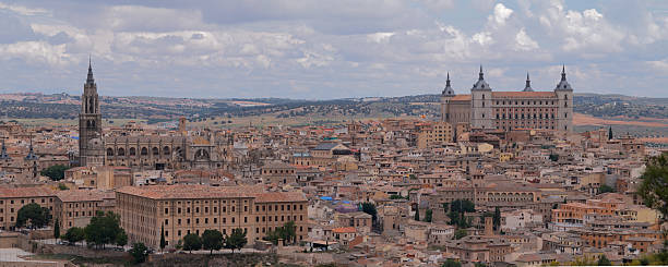 Central part of the Toledo stock photo