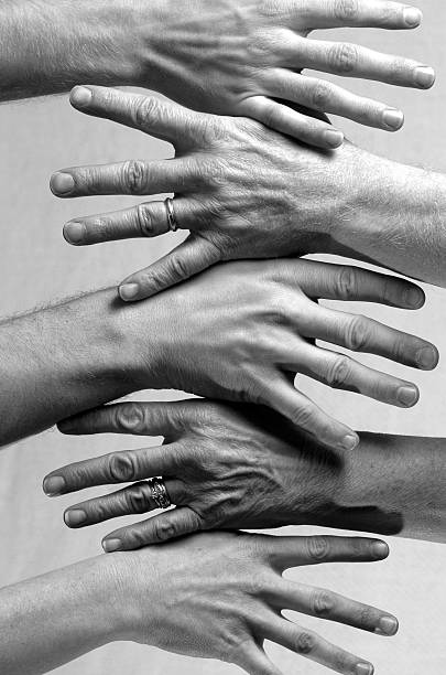 istock Hands of a family will always be together 147333672