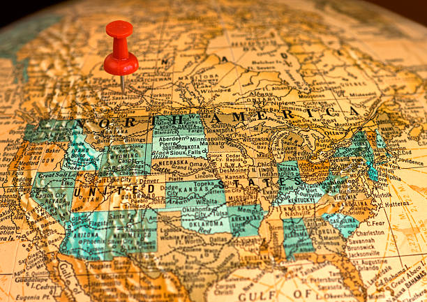 istock World Globe focusing on North America 147333914