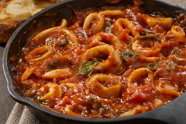 istock Calamari in Tomato Sauce 1473346572