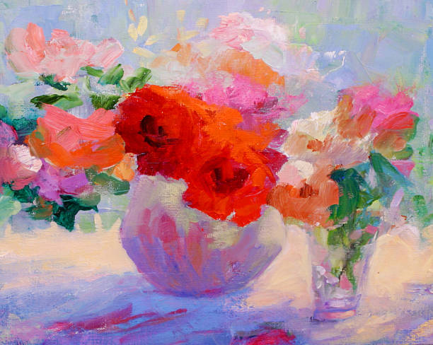 istock Painting of Roses in Sunlight 147334990