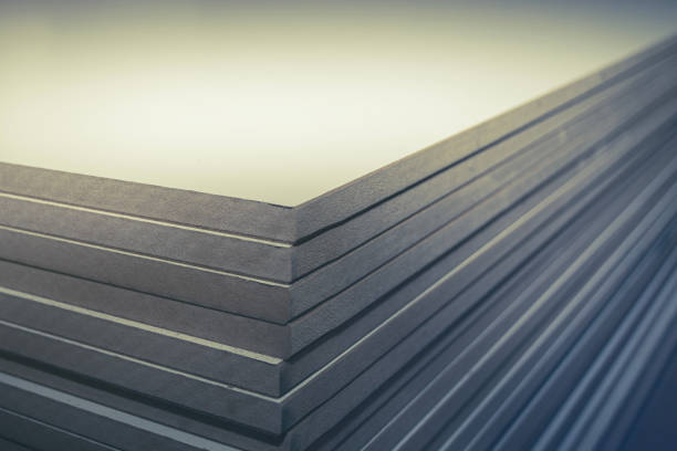 istock OSB sheets are stacked in a hardware store. The building material is wood. 1473358393