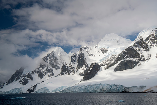 Wonderful and atmospheric landscape Lemaire Chennel and Cape Renard – Antarctica