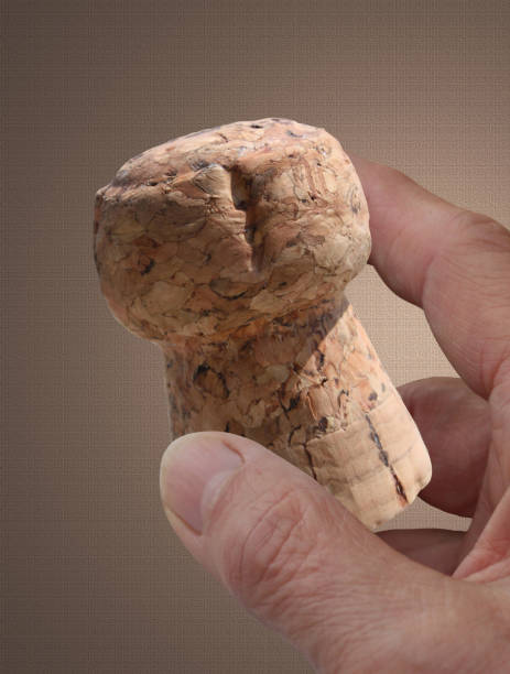 istock Hand holding a champagne bottle cork 1473362767