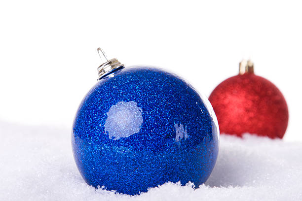 natal fundo branco - snow fake snow isolated christmas ornament - fotografias e filmes do acervo