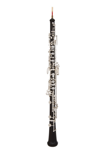 Oboe on white background.