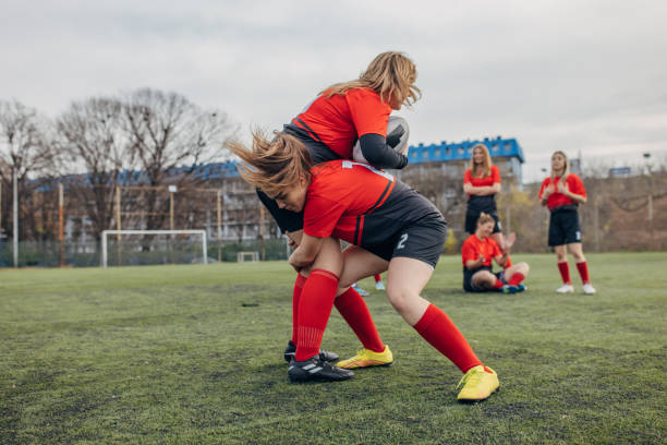 istock Female rugby players training 1473376883
