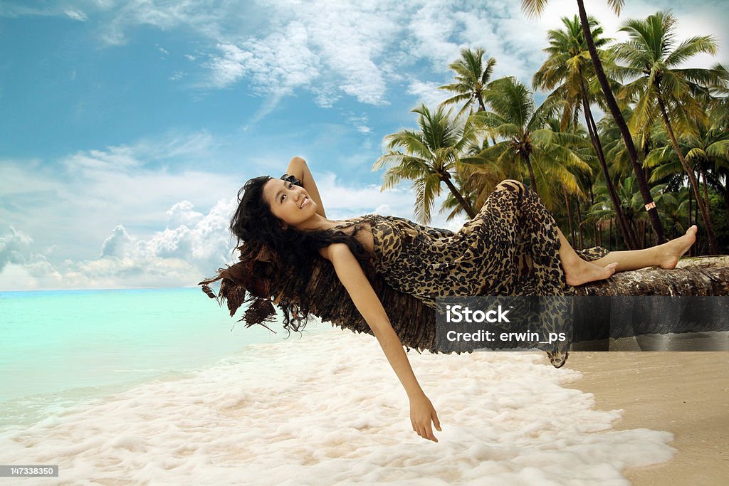 Vacances à la plage tropical - Photo de Adulte libre de droits