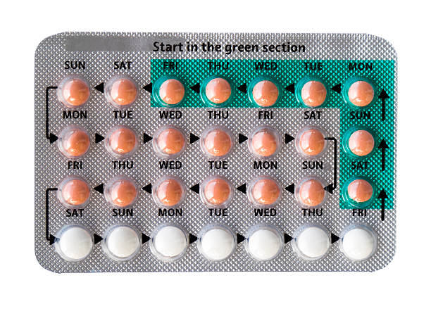 ยาเม็ดคุมกําเนิดเป็นเวลาหนึ่งเดือน - family planning ภาพสต็อก ภาพถ่ายและรูปภาพปลอดค่าลิขสิทธิ์