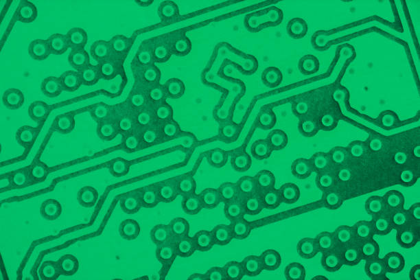 close up circuit board