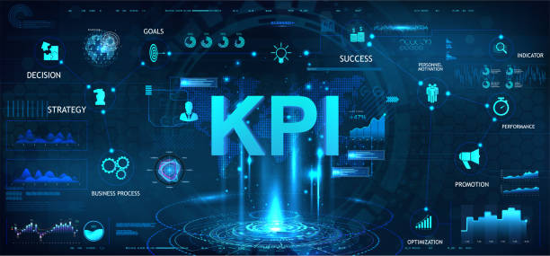istock KPI futuristic banner in HUD style 1473387069