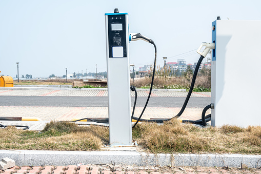 Public charging piles for cars in modern cities