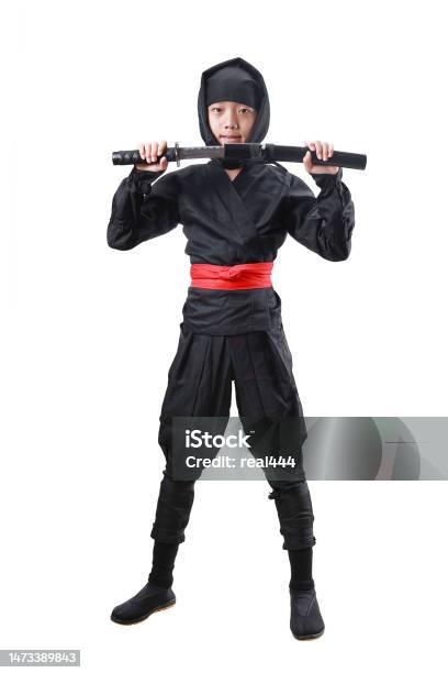 Japanese Ninja Stock Photo - Download Image Now - Child, Ninja, Stealth