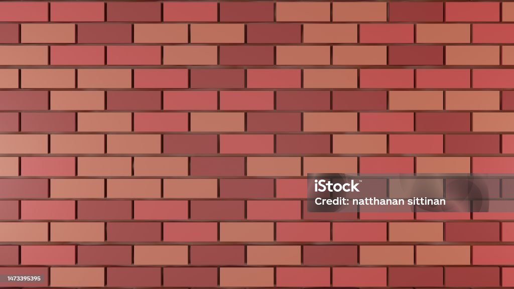 Block Pattern Render 3d Render Brick Pattern Background Stock Photo - Download Image Now ...