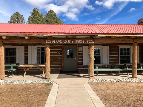 Los Alamos, NM: The historic Los Alamos Sheriffs Posse Lodge, which organizes a monthly cowboy breakfast; the building is on the NM Registry of Historic Places.
