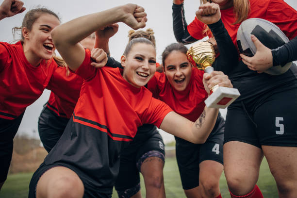 istock Rugby players celebrating a trophy 1473396956