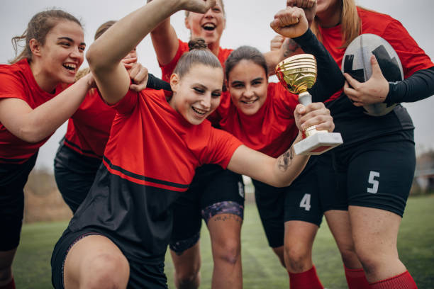 istock Rugby players celebrating a trophy 1473397563