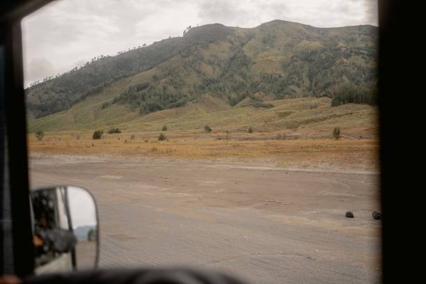 istock Bromo Through Window of Off-road Vehicle   Side Mirror 1473414537