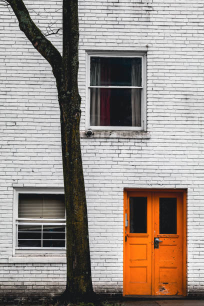 Vancouver, British Columbia, Canada Exterior of an old building in East Vancouver. east vancouver stock pictures, royalty-free photos & images