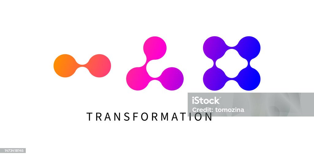 Transformation Process Text/image Transformation Transformation Process Development Metaphor Stock ...