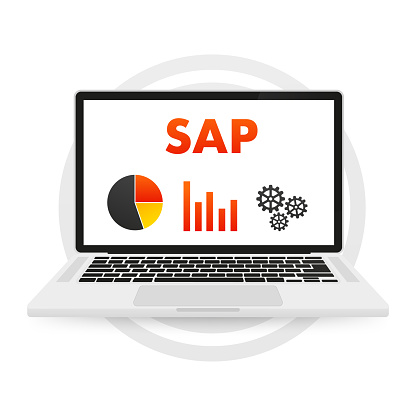Sap Programa Ilustración de Software De Automatización De Procesos De Negocio Sap En ...