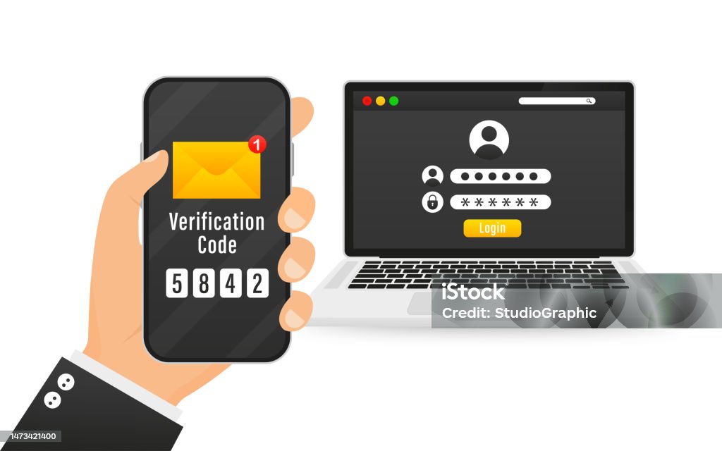 Verification Code 2fa Authentication Password Secure Notification Login ...