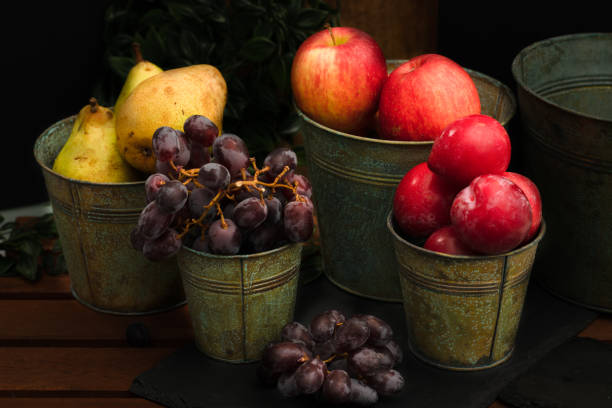 close up of the fruit is in the bowl and the bowl is on the table