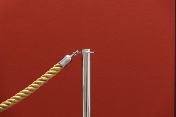 istock Partial view of a barrier in front of a red wall 1473437293