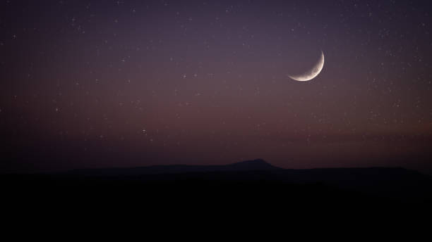 istock Eid Al Adha,Eid Al Fifr Adha Mubrak Arabic Background Concept,Crescent Moon with Star on Dark Night Sky Dusk Nature Landscape,Symbols Moonlight Muslim Islamic New Year Muharram Religion 1473442250